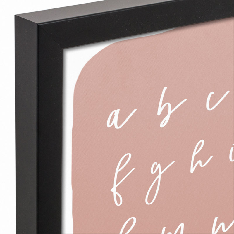 Art encadré ABC Blob, H 15,75 po x l 12,75 po x P 1,75 po