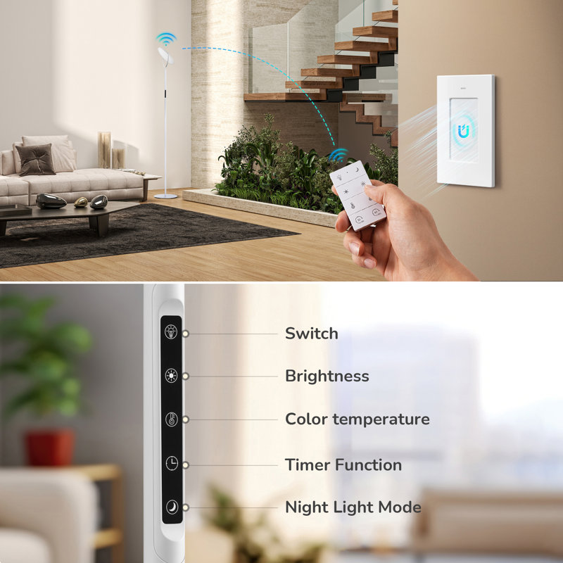 White Adjustable LED Floor Lamp with Flexible Head