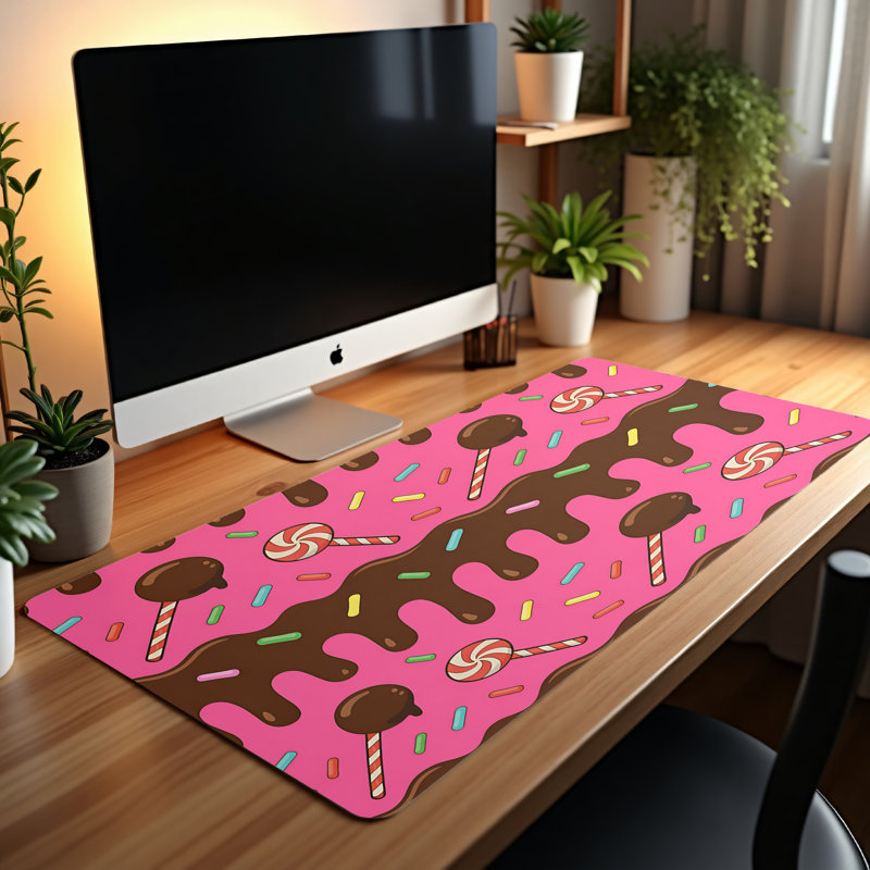 Polyester Desk Pad, 31.5x15.5