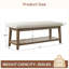 Polyester Upholstered Storage Bench-968571700