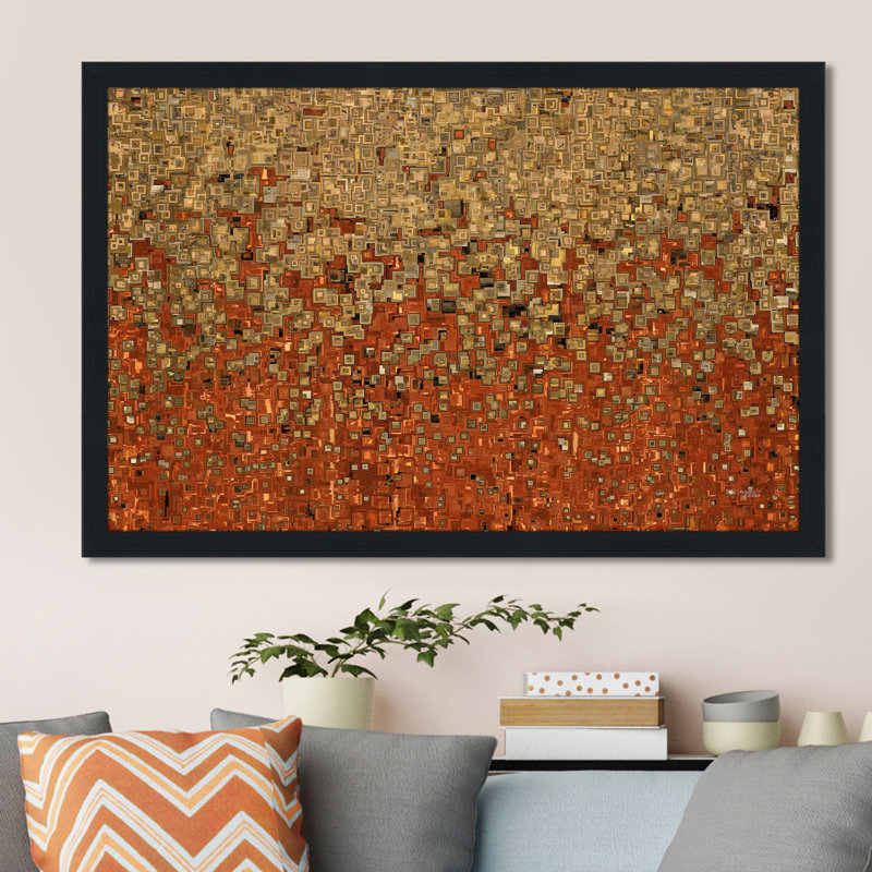 «The Way Out», reproduction d'art sur toile encadrée, H 21,5 po x l 33,5 po x P 2 po, Cadre flottant espresso