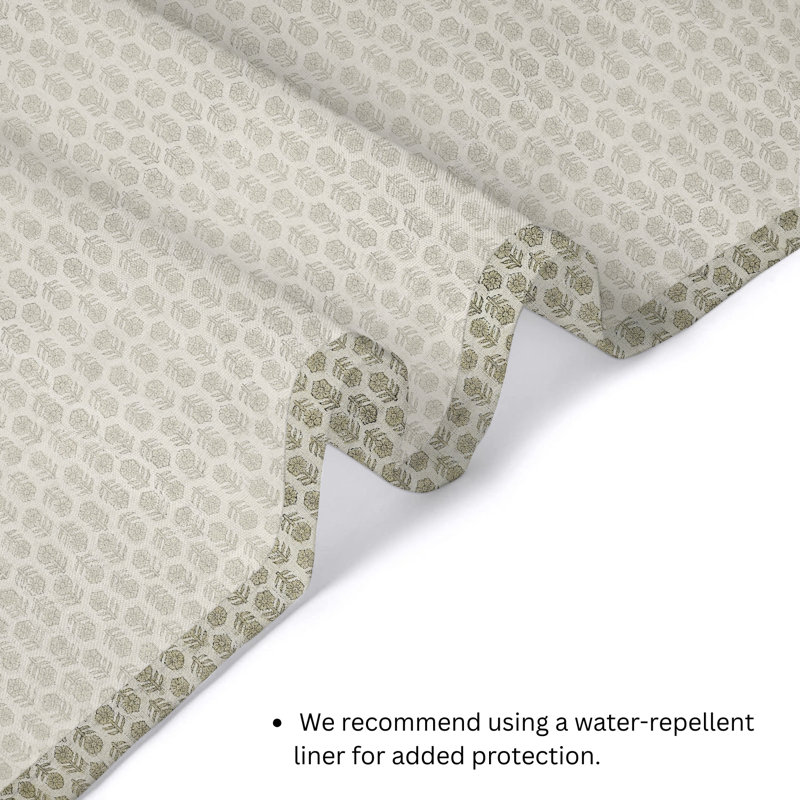Rideau de douche Thick Linen, H 45 po x l 54 po