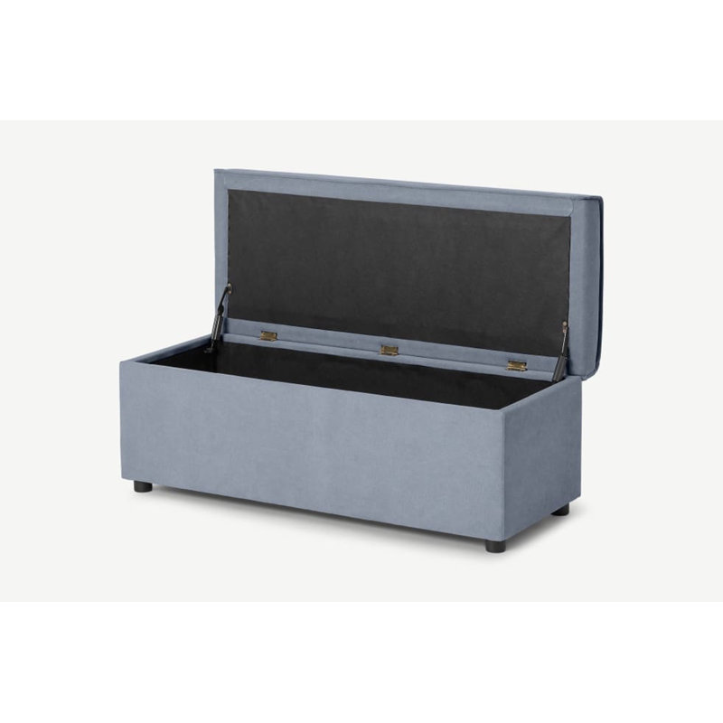 Izeiah Velvet Upholstered Storage Bench