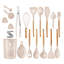 Ensemble d'ustensiles de cuisine 35 pièces, ensemble de spatules, ensemble d'ustensiles de cuisine, accessoires de cuisine avec support, fouet à œuf, séparateur, cuillères à langer