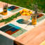 Napperon abstrait en polyester