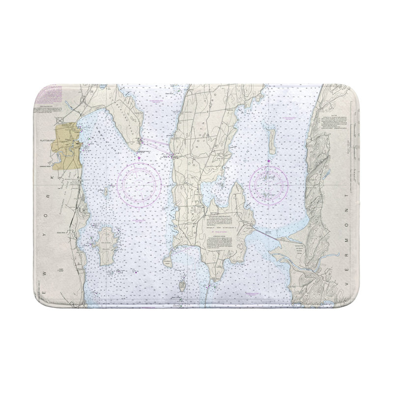 Tapis de bain South Hero Island, VT, L 36 po x l 24 po