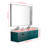 Wenty 14.5'' Chrome Rectangular Bathroom Sink