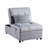 Modern Lift Top Storage Bench With Pull-Out Bed 1Pc Velvet Tufted Solid Wood Furniture Convertible Chair