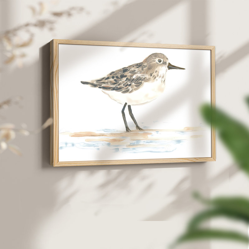 Pretty Piper I -Framed Print - Restickable, H 8 po x l 10 po, Naturel