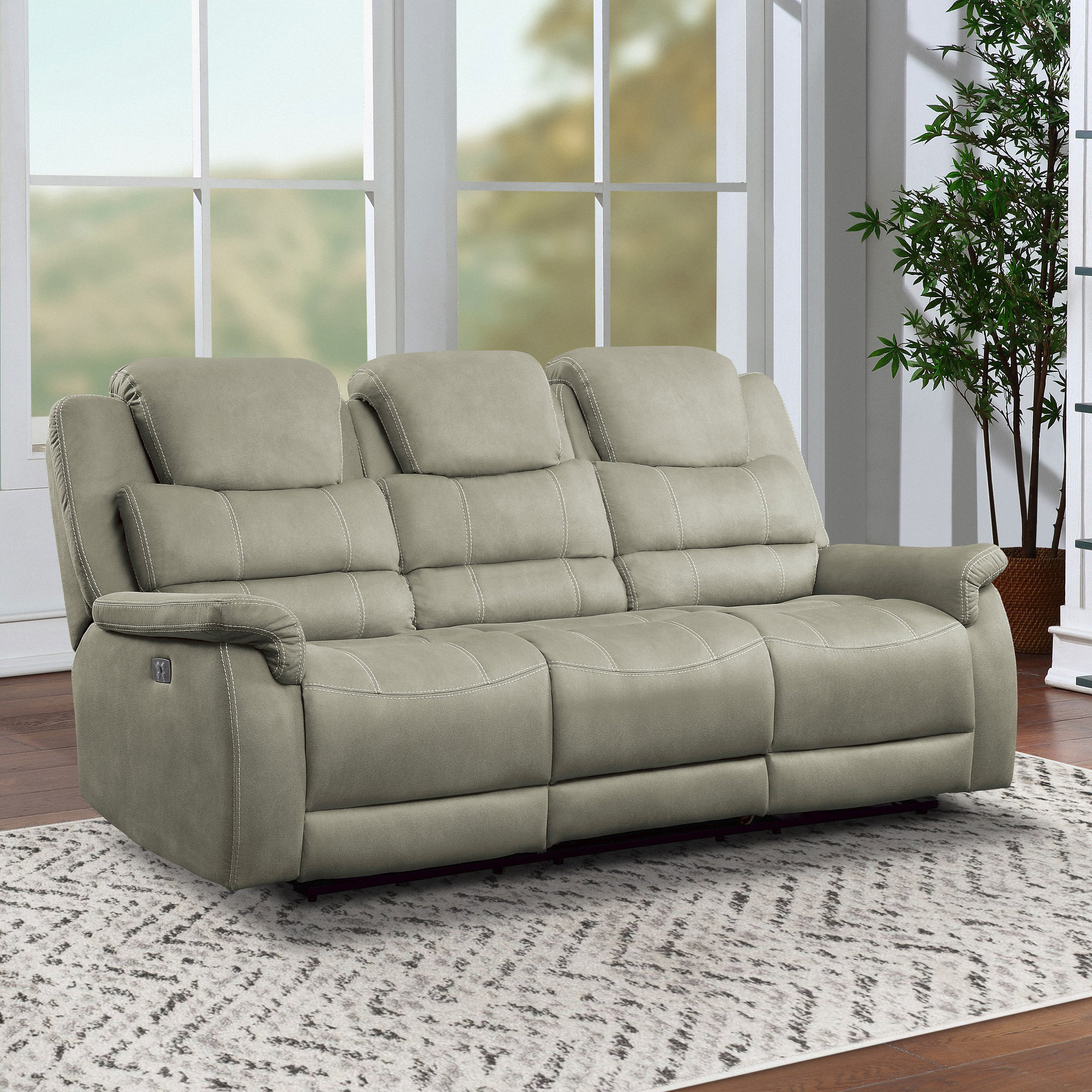 Red Barrel Studio® 83.5" Pillow top Arm Reclining Sofa | Wayfair