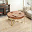 Table basse ronde moderne avec pieds croisés-1937430141-1937430147