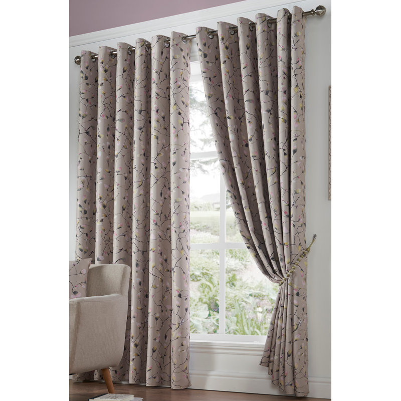Faheem Room Darkening Curtain Pair, 229 W x 274 D cm