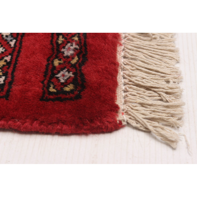 Tapis rouge 6 pi 9 po x 10 pi 4 po Finha Peshawar Bokhara