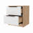 Bedside Table, 2-Drawer Nightstand For Bedroom