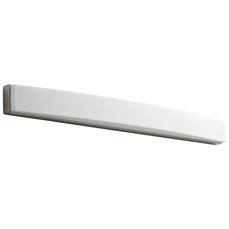 Ambudkar Dimmable LED Bath Bar, Satin Nickel