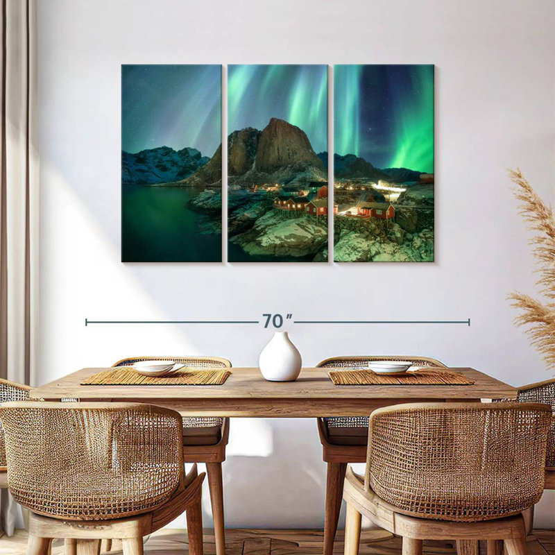 Alvord Hamnoy Aurora Lights, 36" H x 57" W
