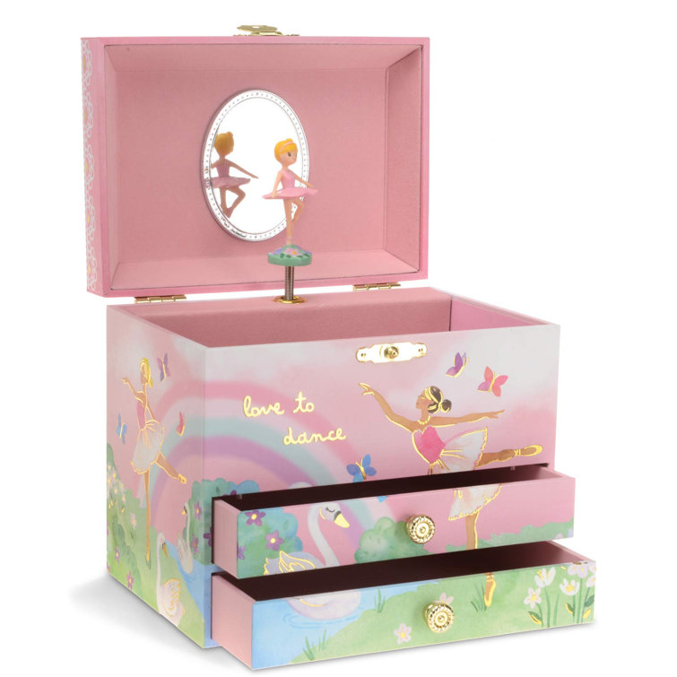 Twirling Fairy Star Swan Lake Tune Jewelry Box Gemma Violet