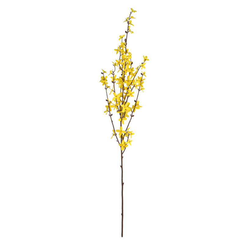 40" Yellow Forsythia Flower Spray