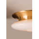 Alexander Single Light Glass LED Flush Mount