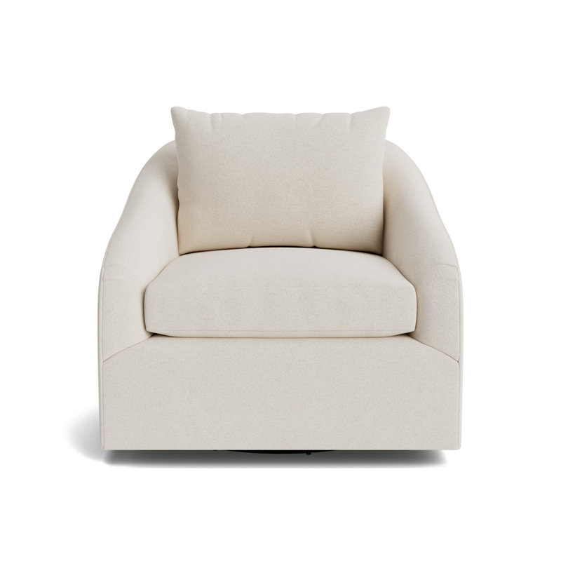 Laurel Swivel Chair, Performance Boucle - Cream