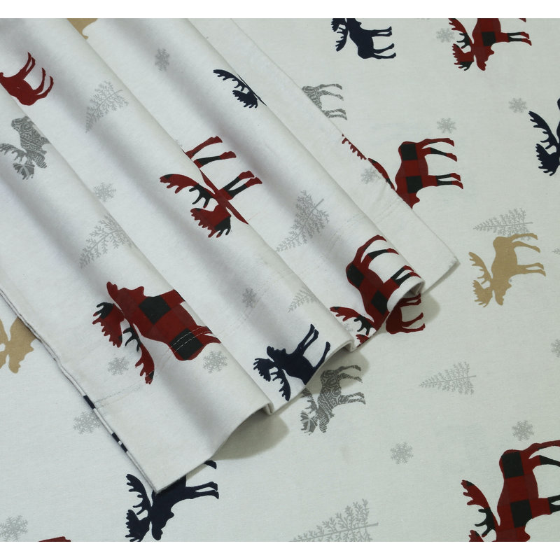 Cozy 100% Cotton Sheet Set, King Sheet Set + 1 Fitted Sheet + 2 Pillowcases