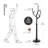 Ameeta 8-Hook Solid Wood Coat Rack-1206854184