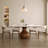 Solid Wood Base Dining Table-312012111