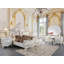 Table de chevet Hithin, finition blanc antique