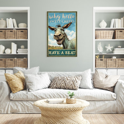 Donkey Why Hello Sweet Cheeks - 1 Piece Rectangle " Donkey Why Hello Sweet Cheeks "