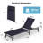 Outdoor Patio Aluminum Chaise Lounge With Adjustable Reclining Back-1477422452