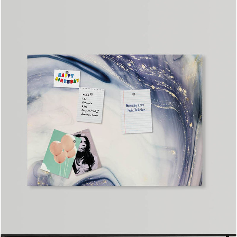Magnetic Glass Photo Memo Board