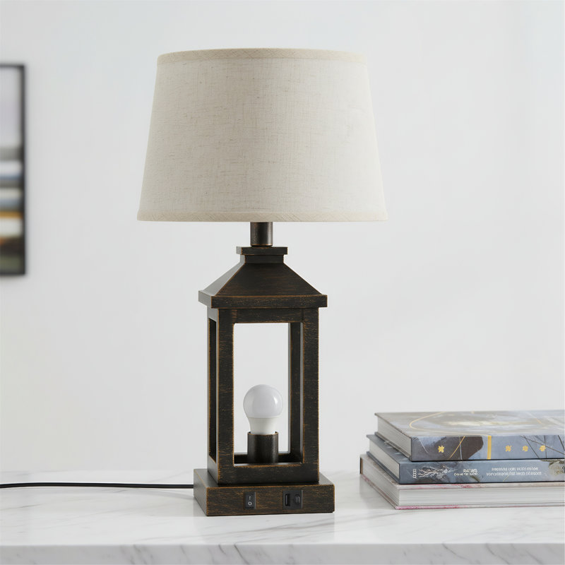 Lampe de chevet moderne à commande tactile à deux niveaux de 20,5 pouces à intensité variable à trois niveaux (ampoules incluses)