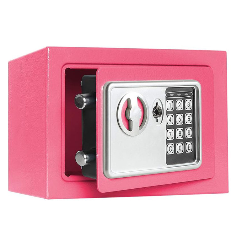 Stalwart Digital Security Safe Box Pink