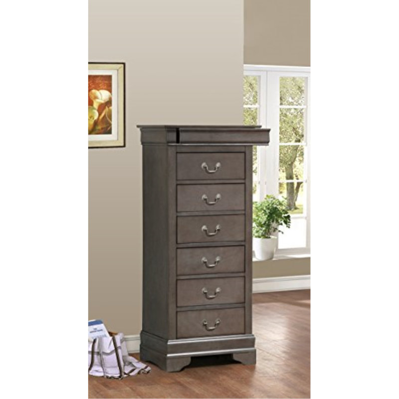 Citronelle 7 Drawer Lingerie Chest, Gray