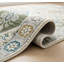 Tapis d'intérieur / beige à motif de médaillon beige / gris 7 pi x 10 pi (6 pi 7 po x 9 pi 6 po) Branch Branch-1994288880