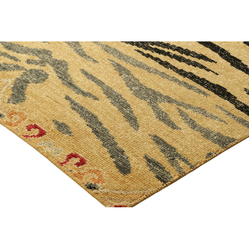 Distressed Homage Geometric Area Rug, Rectangle 10' x 14'
