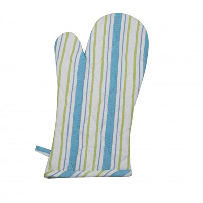 MDR Trading Inc. Striped Oven Mitt Set