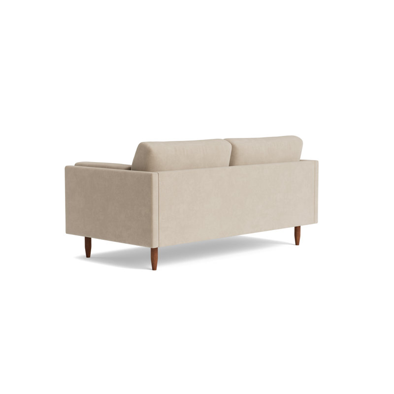Skinny Fat Loveseat (70"), Velvet - Beige