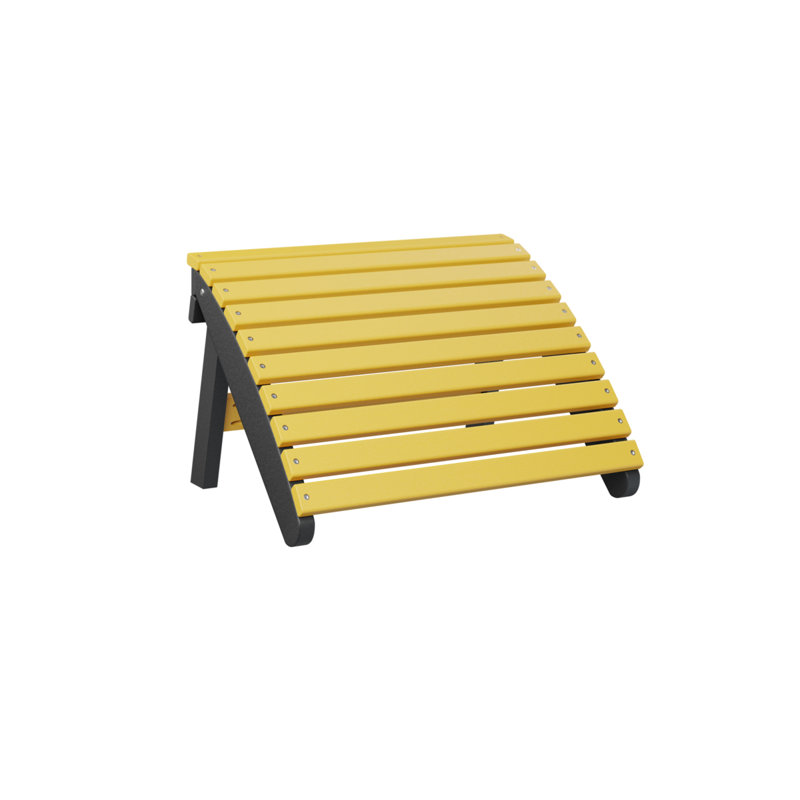 Repose-pieds berlinois berlinois Adirondack, Sunburst Yellow Top/Black Base