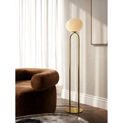 135cm Beige Novelty Floor Lamp