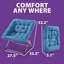 Chaise pliante empilable rembourrée en similicuir R Peace-1585555729