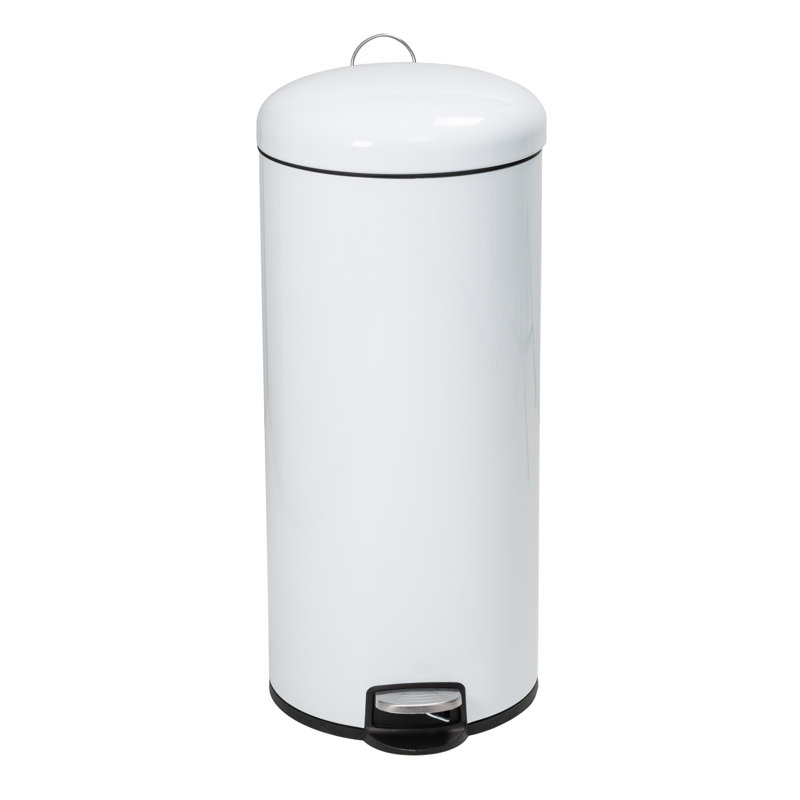 Poubelle à pédale 7,92 gallons en acier