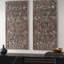 2 décorations murales en bois vieilli motif de fleurs de lotus en bronze-1513485344-1513485350