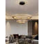 Billmyre 2 Luxury LED Crystal Chandelier – Adjustable Stainless Steel Ceiling Light with Rings-492296931