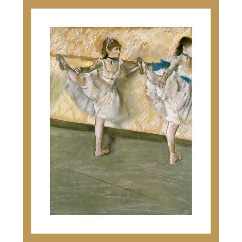 «Dancers at The Bar» par Edgar Degas, impression giclée encadrée, H 29,01 po x l 23,5 po