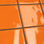 Twist 4" x 4" Ceramic Grid Mosaic Tile-1658434374
