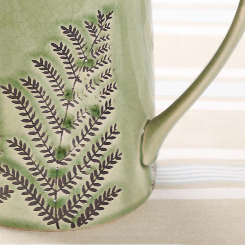 Doyle Ceramic Decorative Urns & Jars, Green
