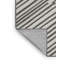  Tapis lavable rayé blanc argenté-1061490323