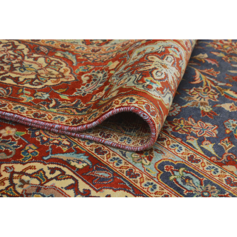 Khrystopher Distressed Jade Navy Rug