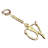 Feng Shui Import 1'' W Gold Key Chain